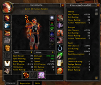 CharacterStatsTBC (Character Stats TBC)
