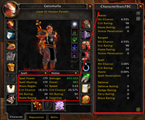 CharacterStatsTBC (Character Stats TBC)