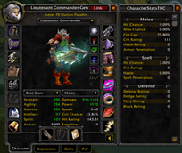 CharacterStatsTBC (Character Stats TBC)