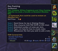 wow addon Custom Item Notes