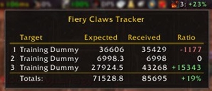 Fiery Claws Tracker