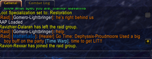 wow addon Go Time