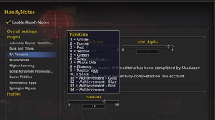 HandyNotes — Exploration Achievements — Pandaria