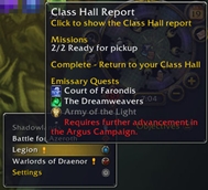 Mission Report Button Plus