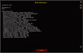 Night Watch Roll Tracker