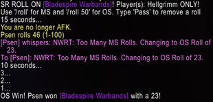 Night Watch Roll Tracker