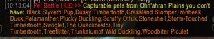 Pet Battle HUD Pet Battle HUD