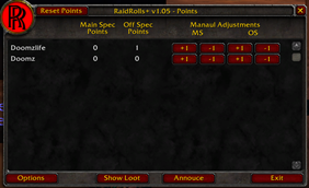 Raid Rolls + 1 Raid Rolls + 1