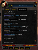 Server Friends Only