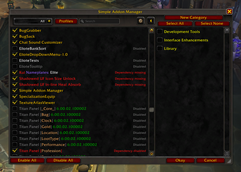 Simple Addon Manager (SAM)