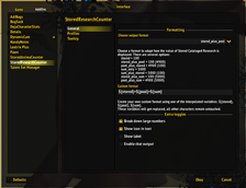 Stored Research Counter