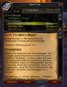 Track Quest Button