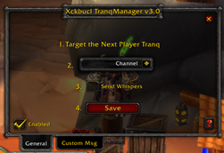X Tranq Manager